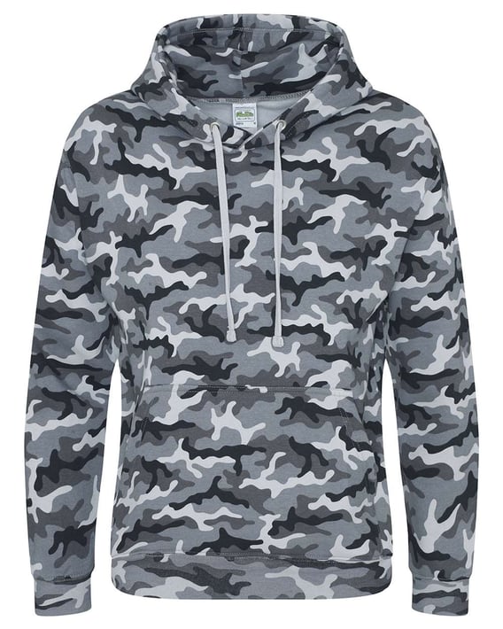 Front view of Camo Hoodie