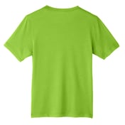 Back view of Youth Fusion ChromaSoft™ Performance T-Shirt