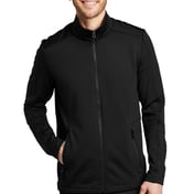 Front view of Grid Fleece Jacket