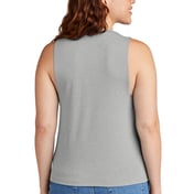 Back view of Women’s Tri-Blend Muscle Tank