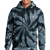 Front view of Tie-Dye Pullover Hooded Sweatshirt