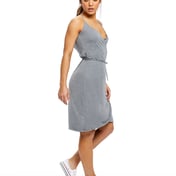 Side view of Ladies’ Modal Wrap Dress