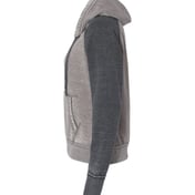 Side view of Women’s Zen Fleece Raglan Hooded Sweatshirt