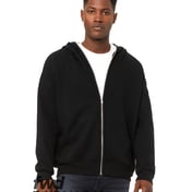 Front view of FWD Fashion Unisex Full-Zip Fleece With Zippered Hood