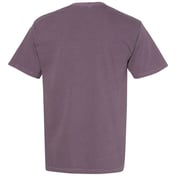 Back view of Garment-Dyed Heavyweight Pocket T-Shirt