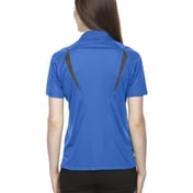 Back view of Ladies’ Eperformance Velocity Snag Protection Colorblock Polo With Piping