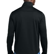 Back view of Smooth Mid Layer Fleece 1/2-Zip
