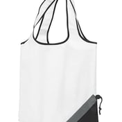 Front view of Latitiudes Foldaway Shopper Tote
