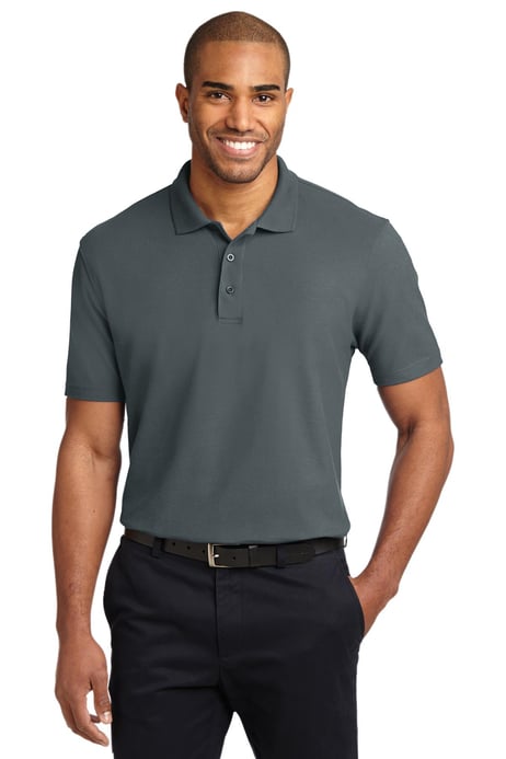 Front view of Tall Stain-Release Polo