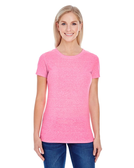 Front view of Ladies’ Triblend Short-Sleeve T-Shirt