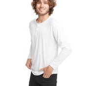 Front view of Men’s Triblend Long-Sleeve Henley