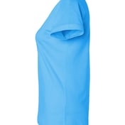 Side view of Women’s Fine Jersey V-Neck Tee