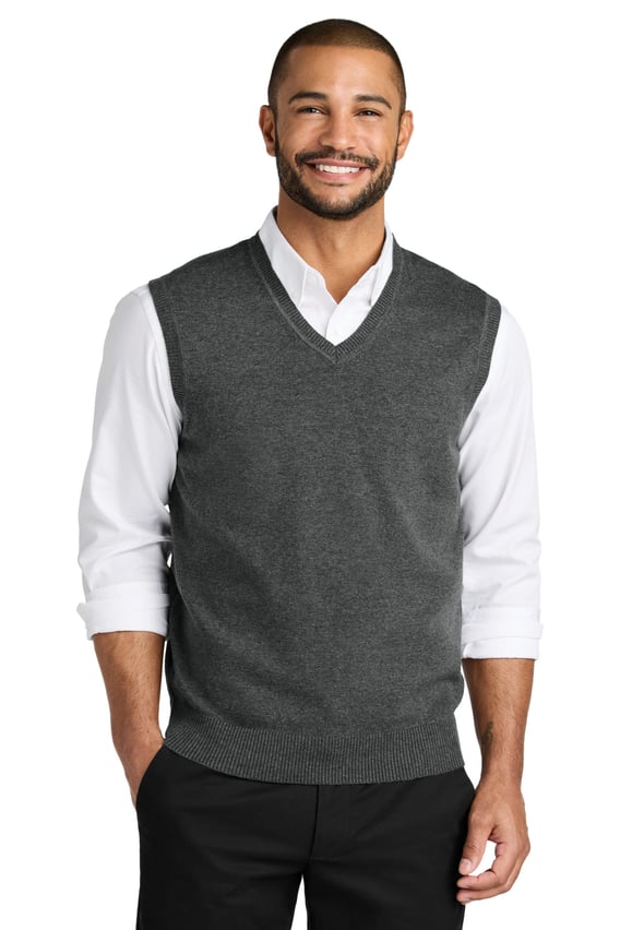 Front view of Easy Care Sweater Vest