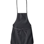 Back view of Midweight Cotton Twill Butcher Apron