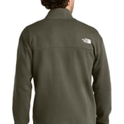 Back view of Double-Knit 1/2-Zip Fleece