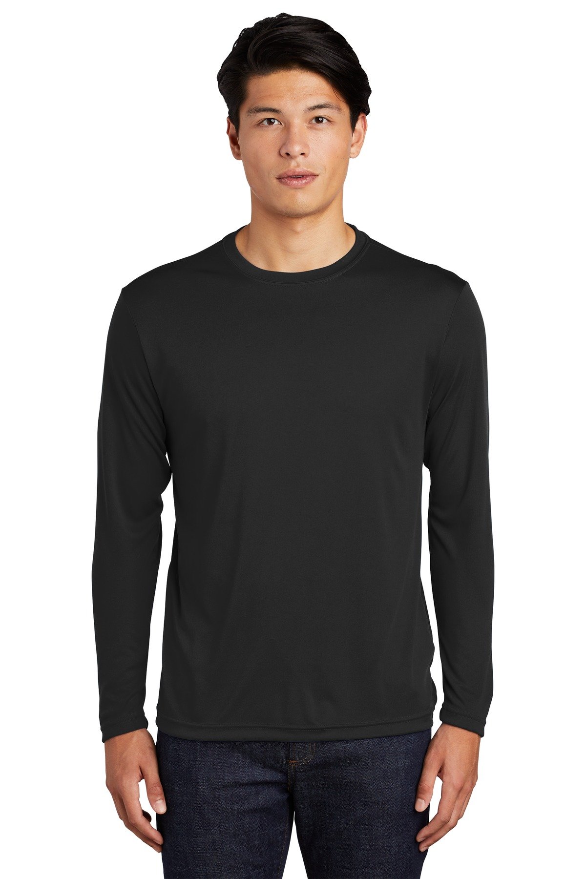 Front view of Long Sleeve PosiCharge® Competitor Tee