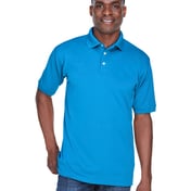 Front view of Men’s Platinum Performance Piqué Polo With TempControl Technology