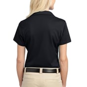 Back view of Ladies Tech Pique Polo