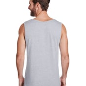 Back view of Men’s Contrast Back Tank
