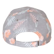 Back view of Tropical Print Cap
