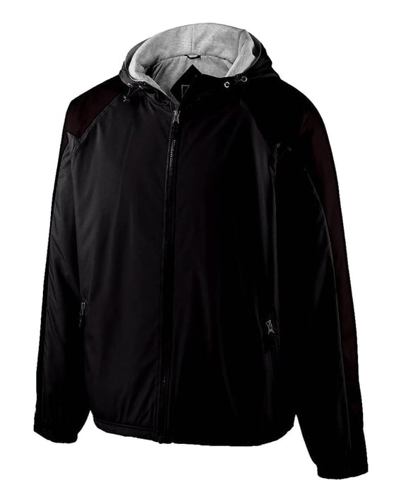 Front view of Youth Homefield Hooded Jacket