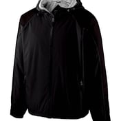 Front view of Youth Homefield Hooded Jacket
