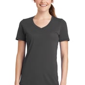 Front view of Women’s Performance Blend V-Neck Tee