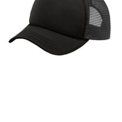 Front view of 5-Panel Twill Foam Trucker Cap