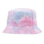 Front view of Tie-Dyed Bucket Cap