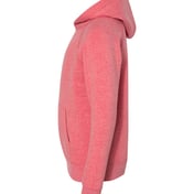Side view of Youth Special Blend Raglan Hooded Sweatshirt