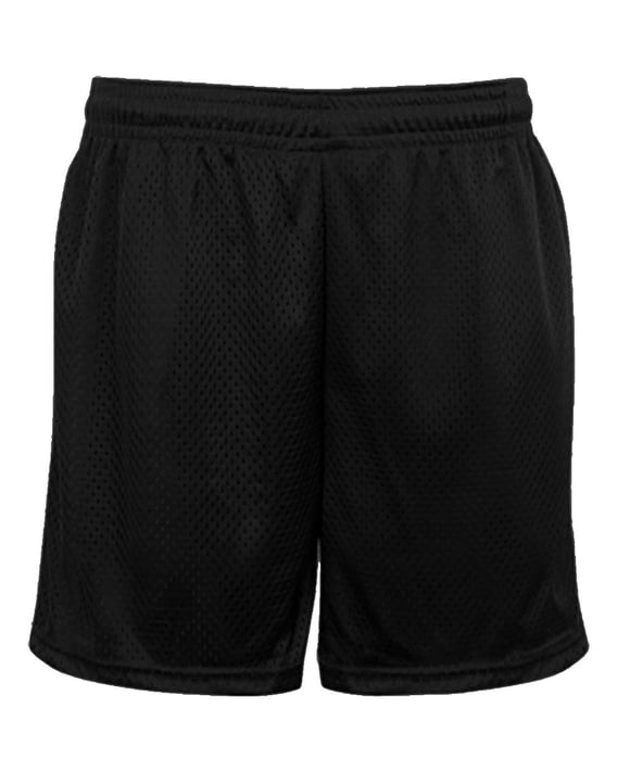Front view of Youth Tricot 4″ Mesh Shorts
