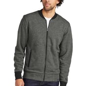 Front view of French Terry Baseball Full-Zip