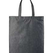 Back view of Denim Tote Bag