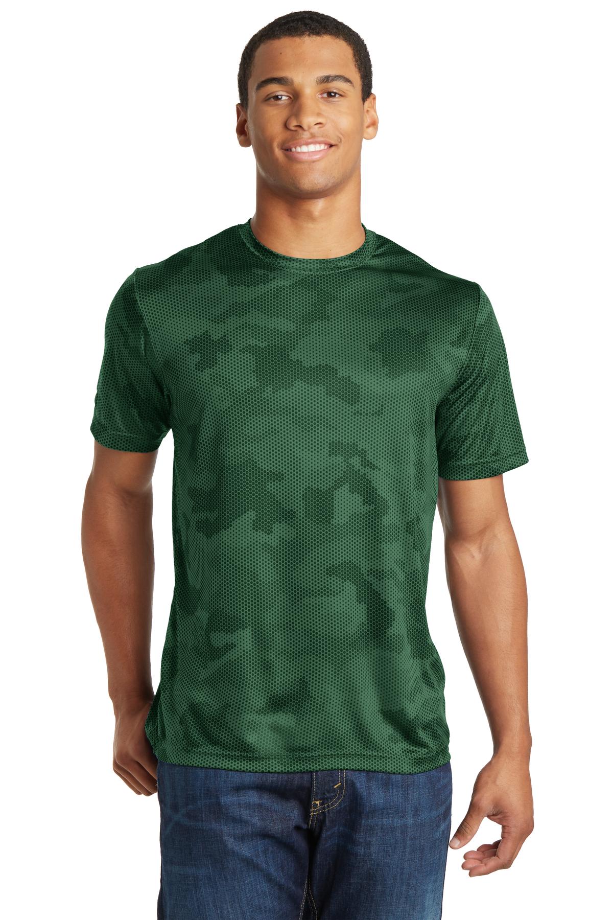 Front view of CamoHex Tee