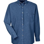 Front view of Long Sleeve Denim Shirt
