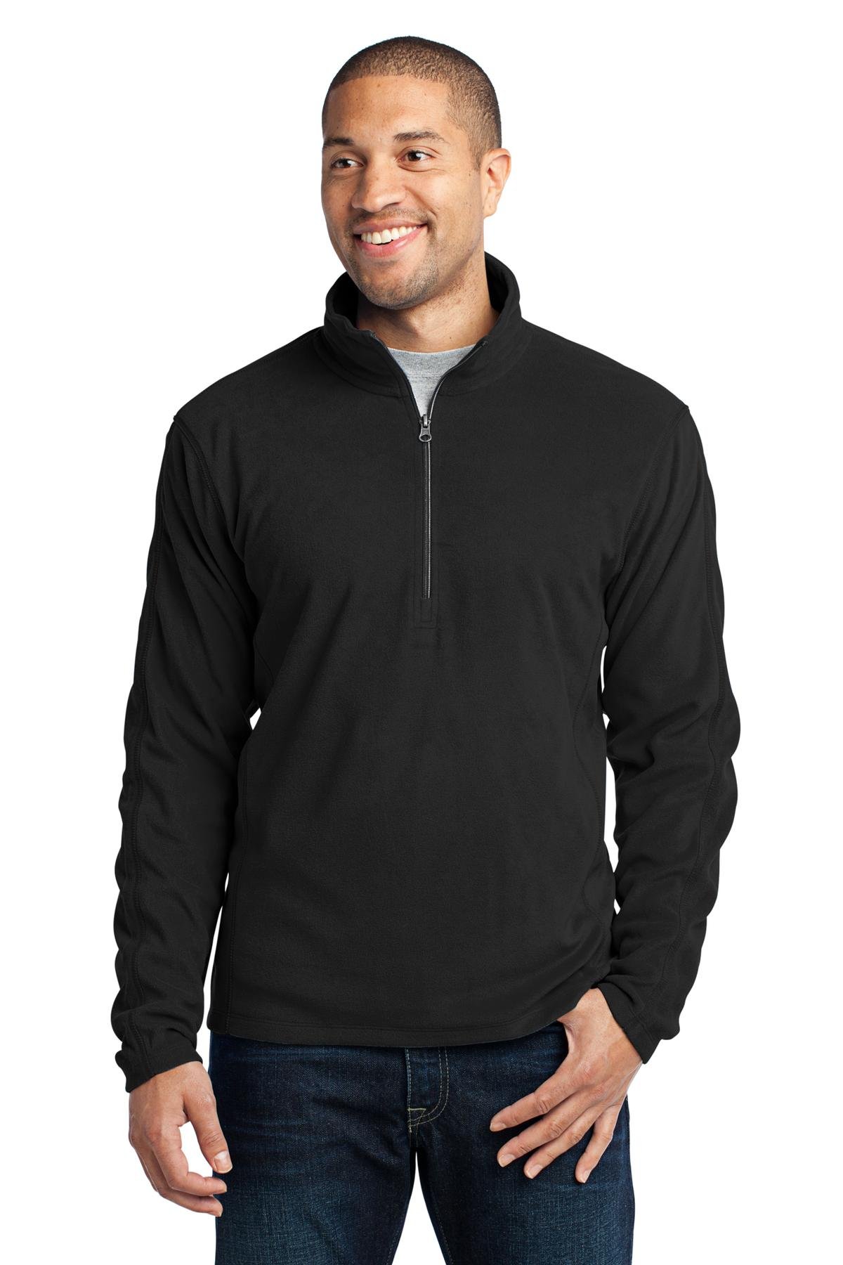 Front view of Microfleece 1/2-Zip Pullover