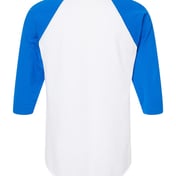 Back view of Fine Jersey Raglan T-Shirt