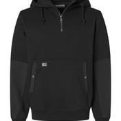 Front view of Mission Quarter-Zip Hooded Pullover