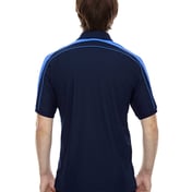 Back view of Men’s Sonic Performance Polyester Piqué Polo