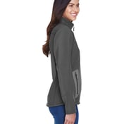 Side view of Ladies’ Three-Layer Fleece Bonded Soft Shell Technical Jacket
