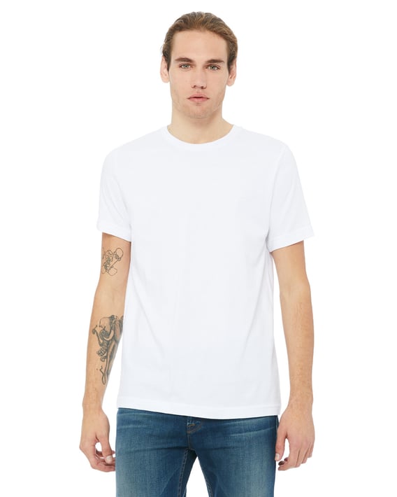 Front view of Unisex Heavyweight 5.5 Oz. Crew T-Shirt