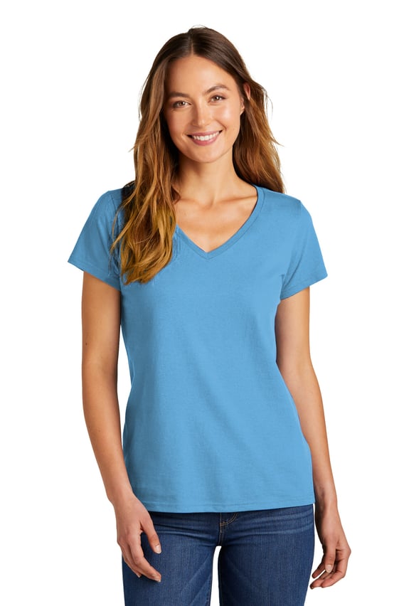 Front view of Women’s The Concert Tee® V-Neck