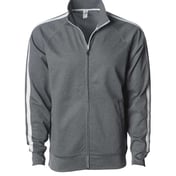 Front view of Lightweight Poly-Tech Full-Zip Track Jacket