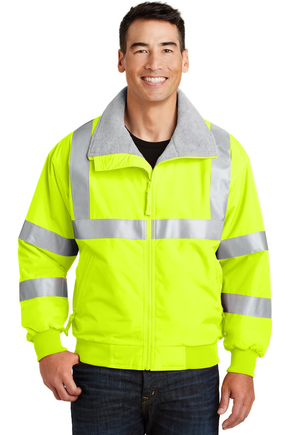 Front view of Enhanced Visibility Challenger Jacket With Reflective Taping