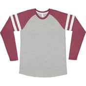 Front view of Men’s Gameday Mash-Up Long Sleeve Fine Jersey T-Shirt