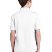 Back view of Youth PosiCharge&reg; RacerMesh&reg; Polo