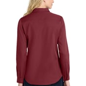 Back view of Women’s Long Sleeve SuperPro React Twill Shirt