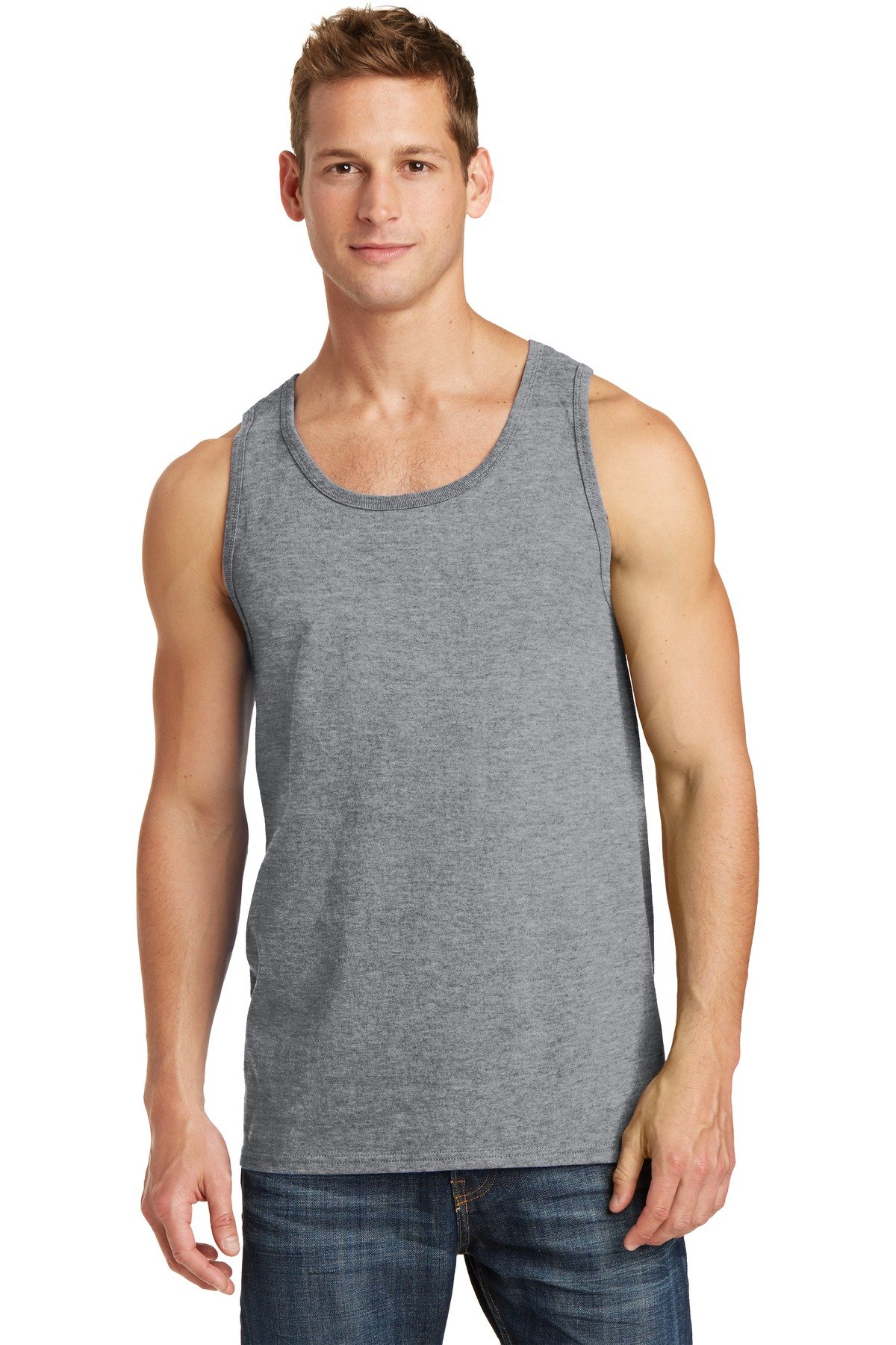 Front view of Core Cotton Tank Top