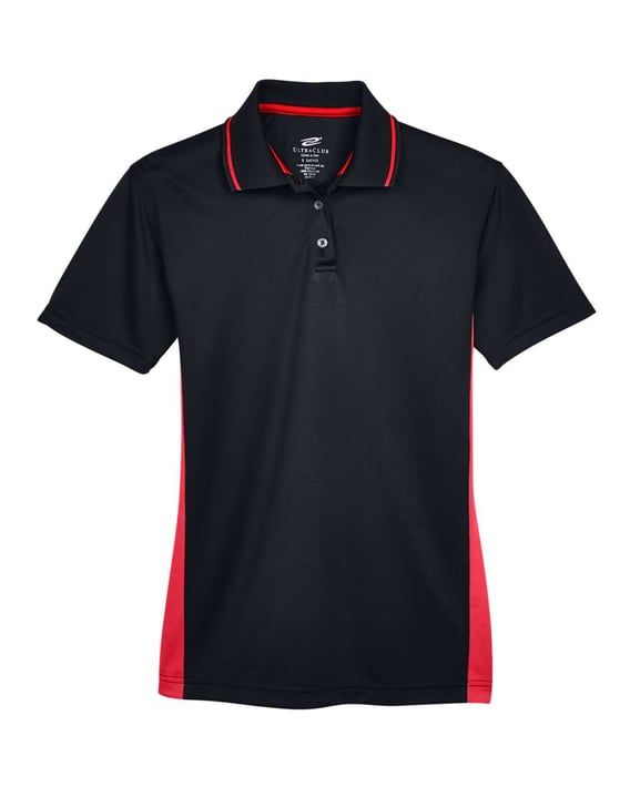 Front view of Womens Cool & Dry Sport Two-Tone Polo