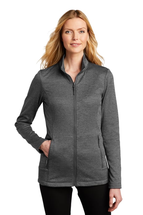 Front view of Women's Collective Striated Fleece Jacket